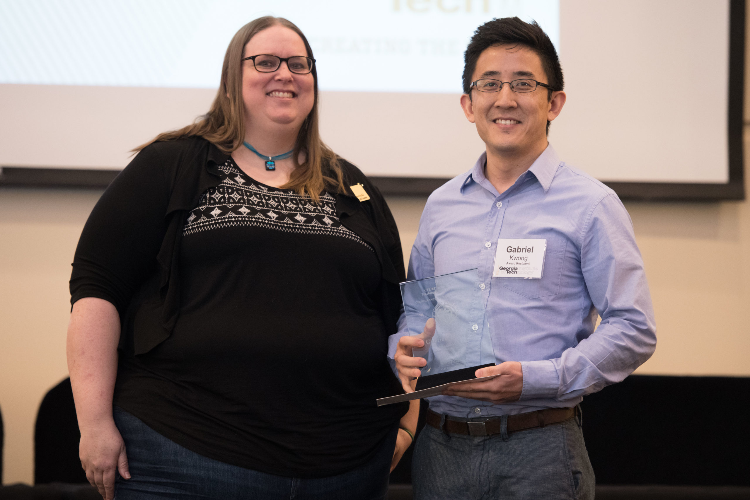 Dr. Kwong wins Georgia Tech Teaching Award